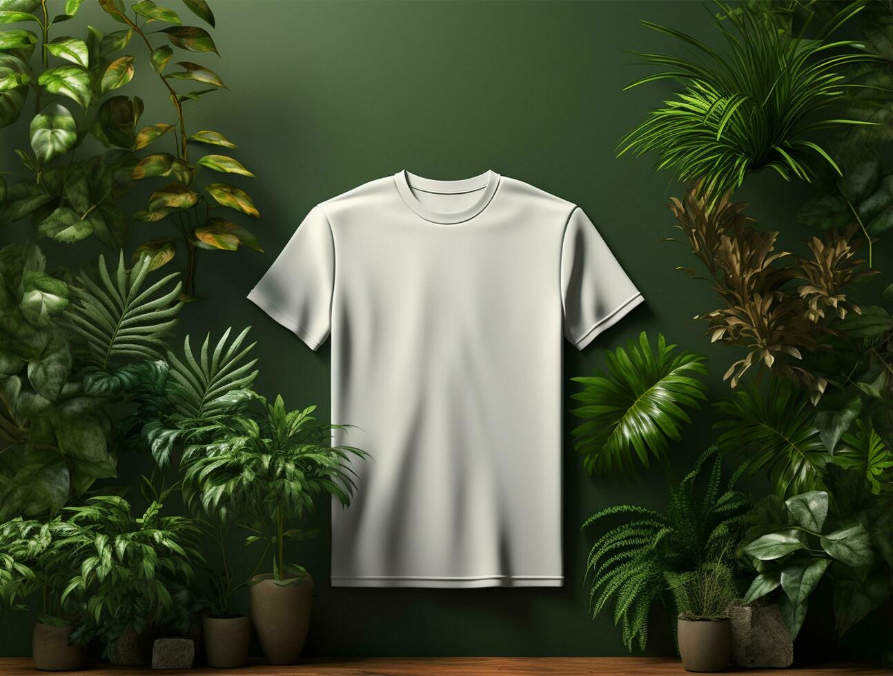 Professional blank tshirt photo ai generated