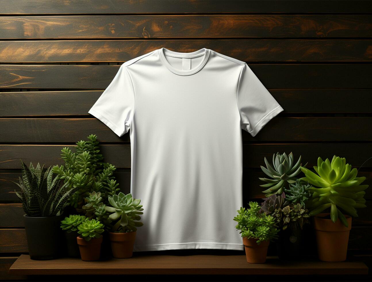 Professional blank tshirt photo ai generated
