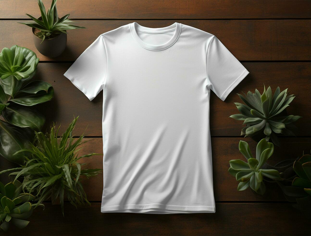 Professional blank tshirt photo ai generated