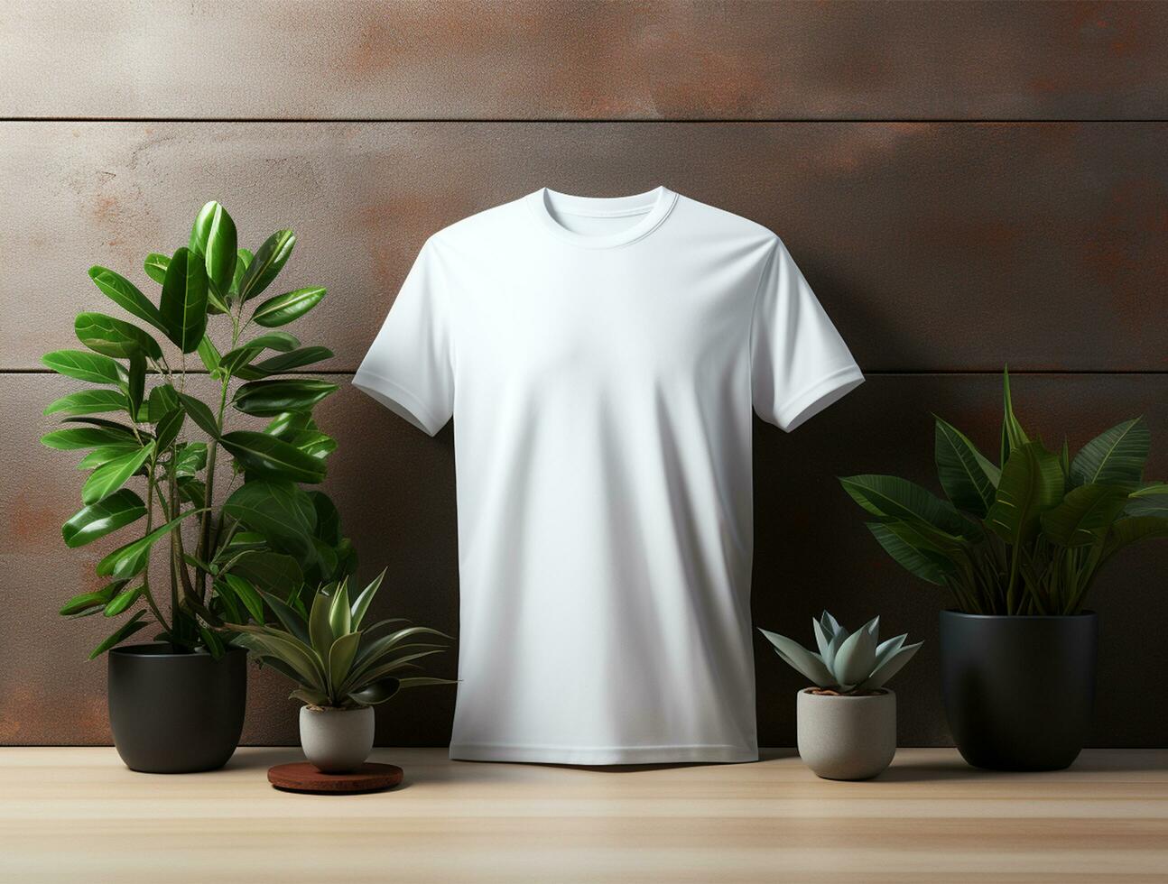 Professional blank tshirt photo ai generated
