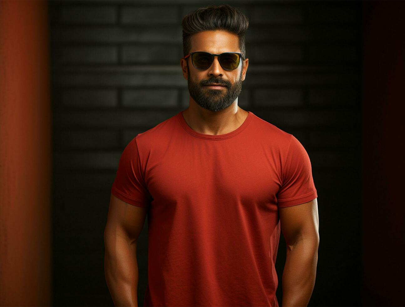 Professional blank t shirt ai generated photo