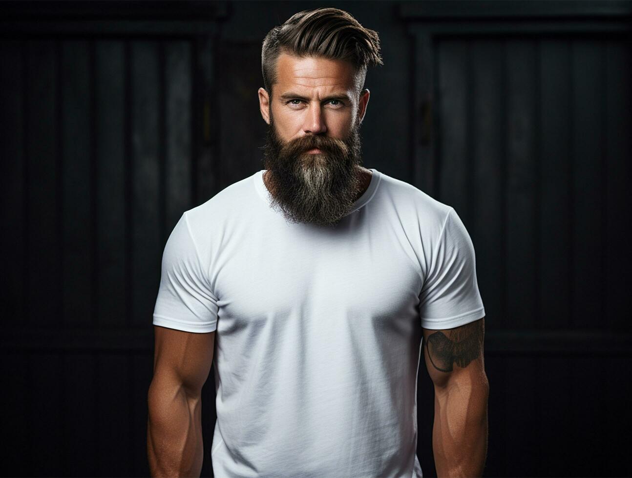 Professional blank t shirt ai generated photo