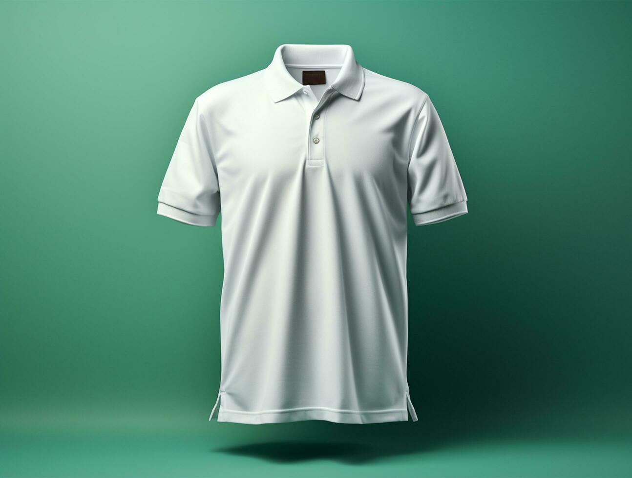 Professional blank 3d polo tshirt ai generated photo