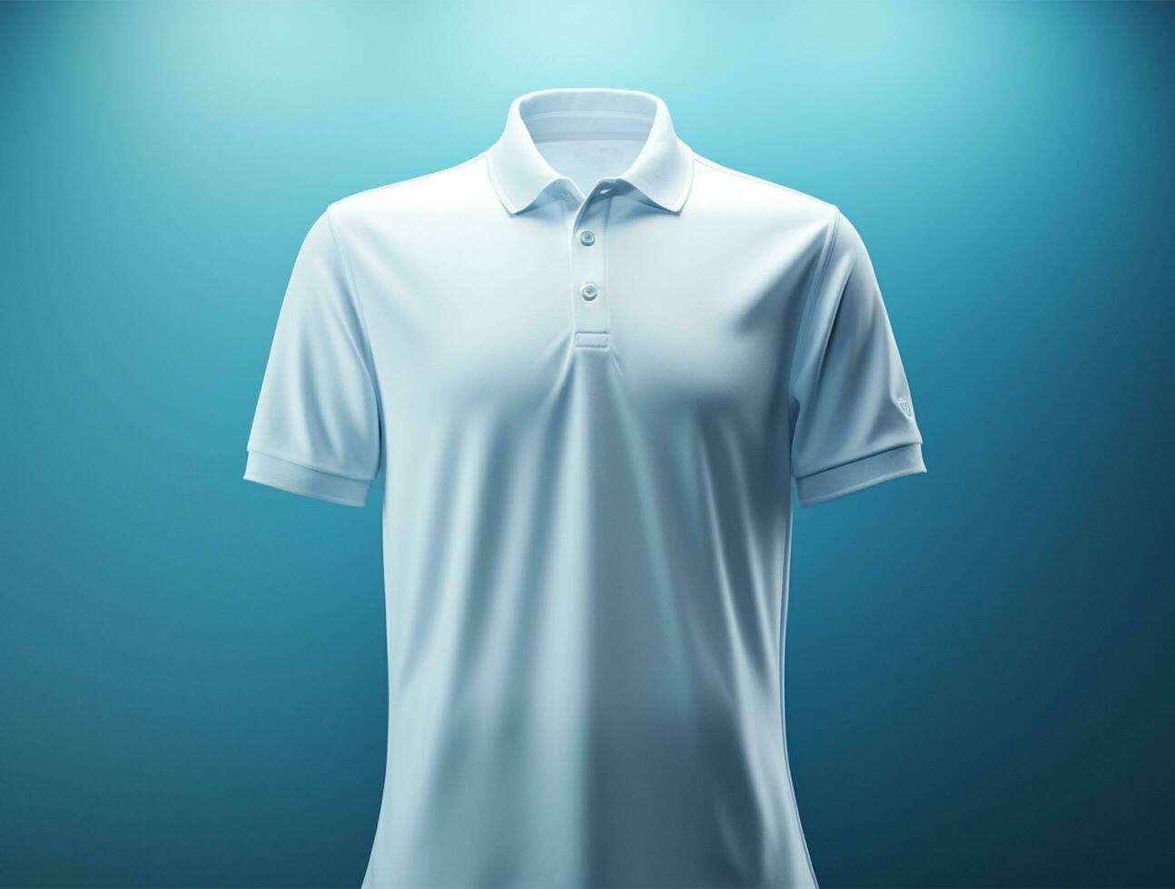 Professional blank 3d polo tshirt ai generated photo