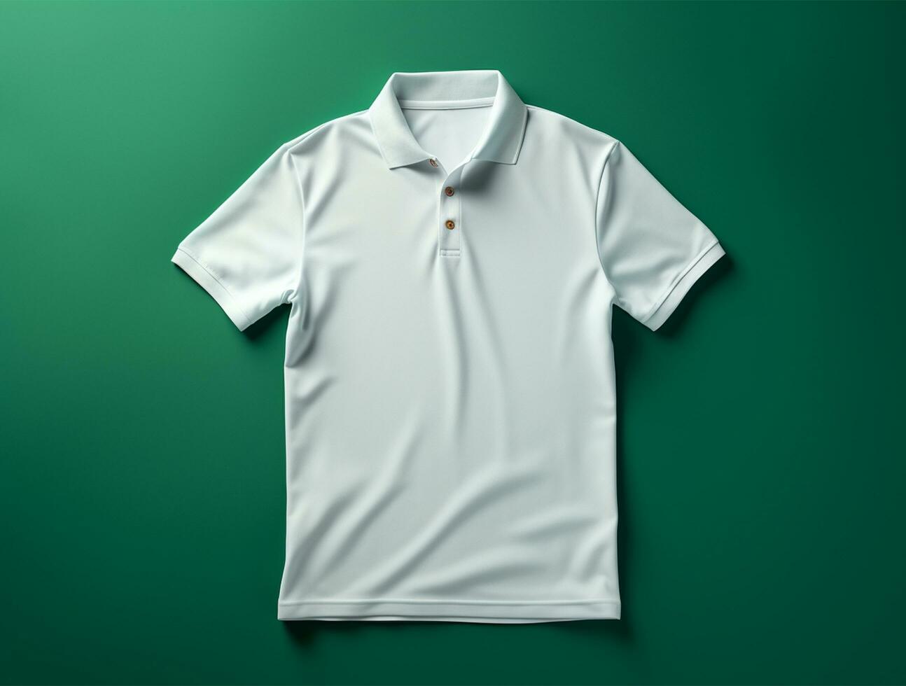 Professional blank 3d polo tshirt ai generated photo