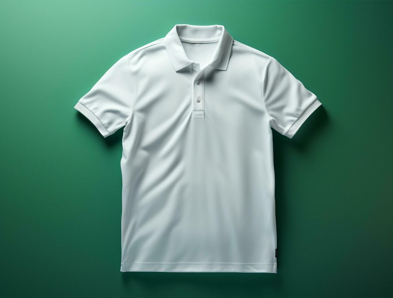 Professional blank 3d polo tshirt ai generated photo