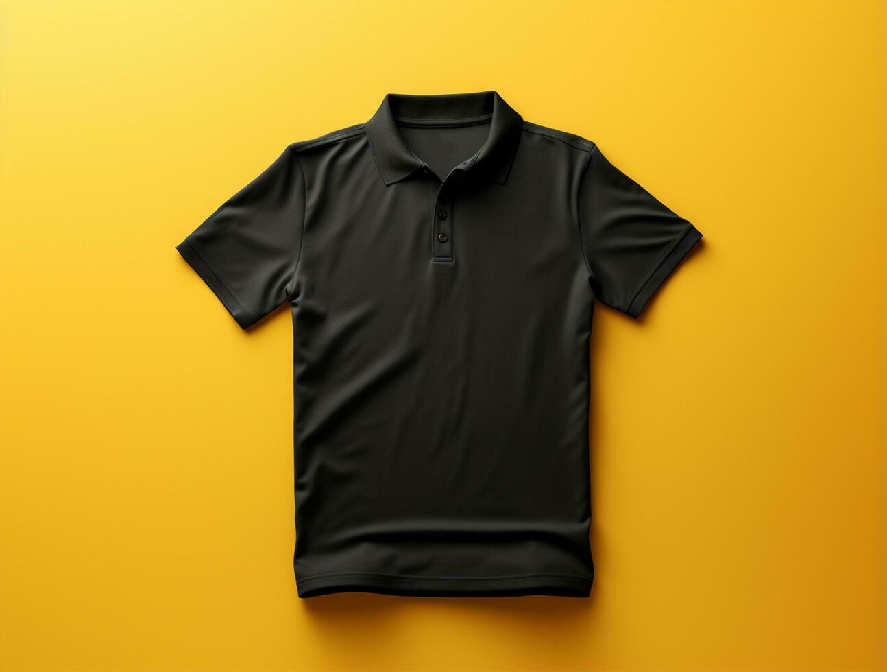 Professional blank 3d polo tshirt ai generated photo