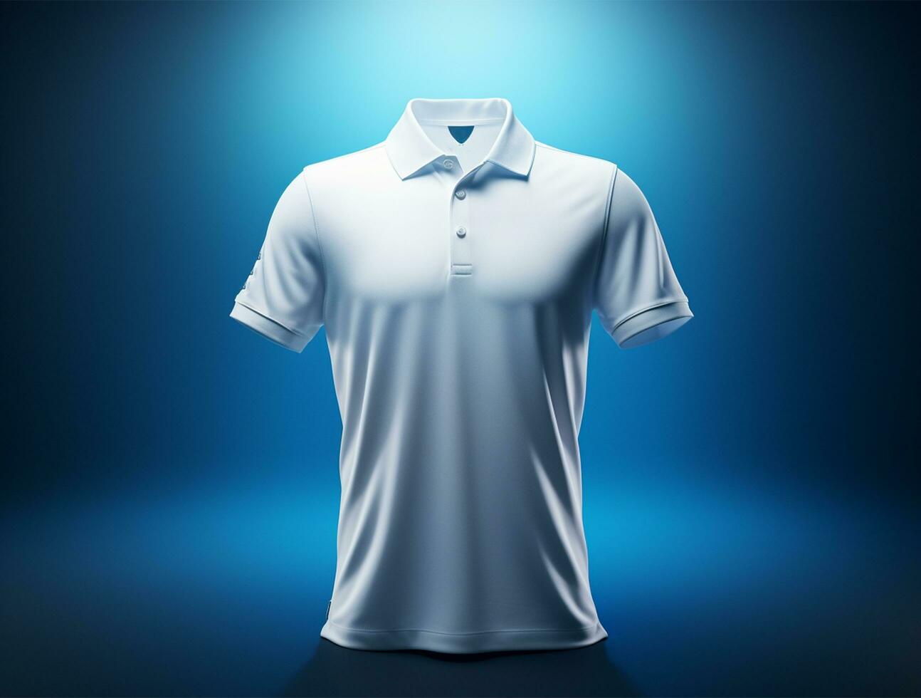 Blank polo tshirt ai generated photo