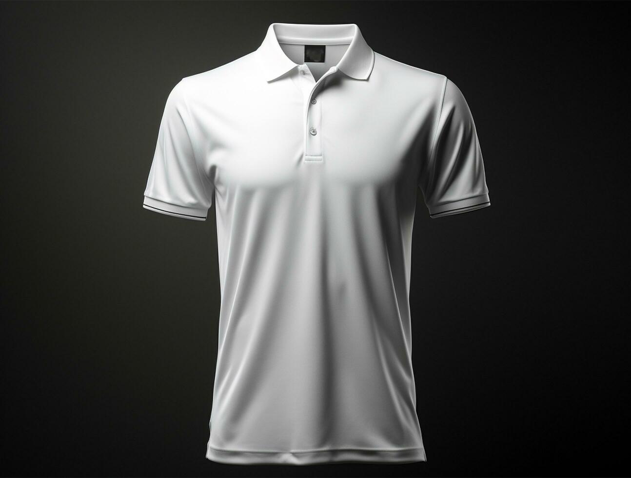 Blank polo tshirt ai generated photo