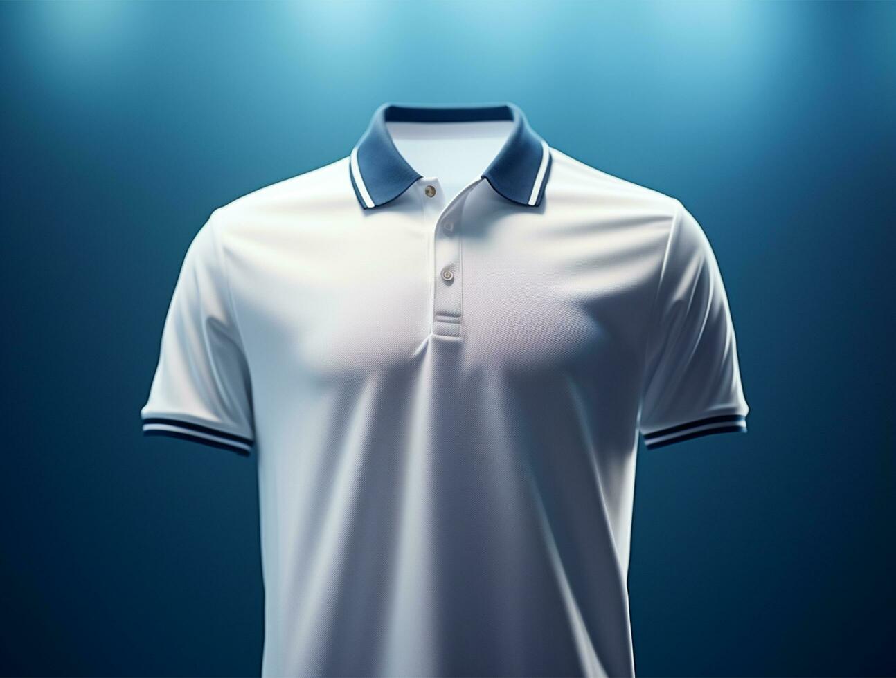 Blank polo tshirt ai generated photo