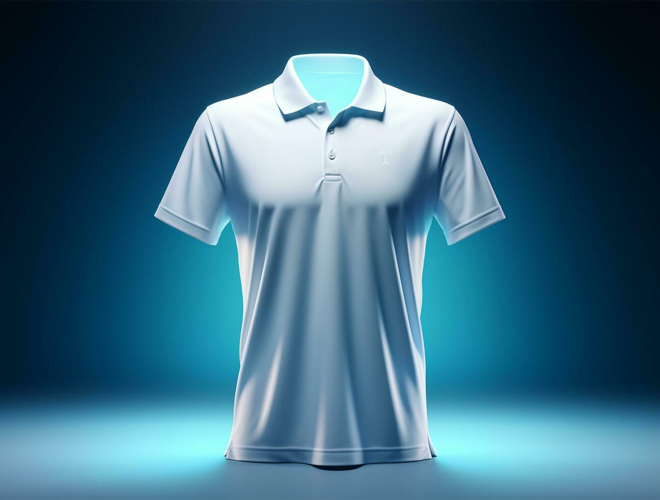 Blank polo tshirt ai generated photo