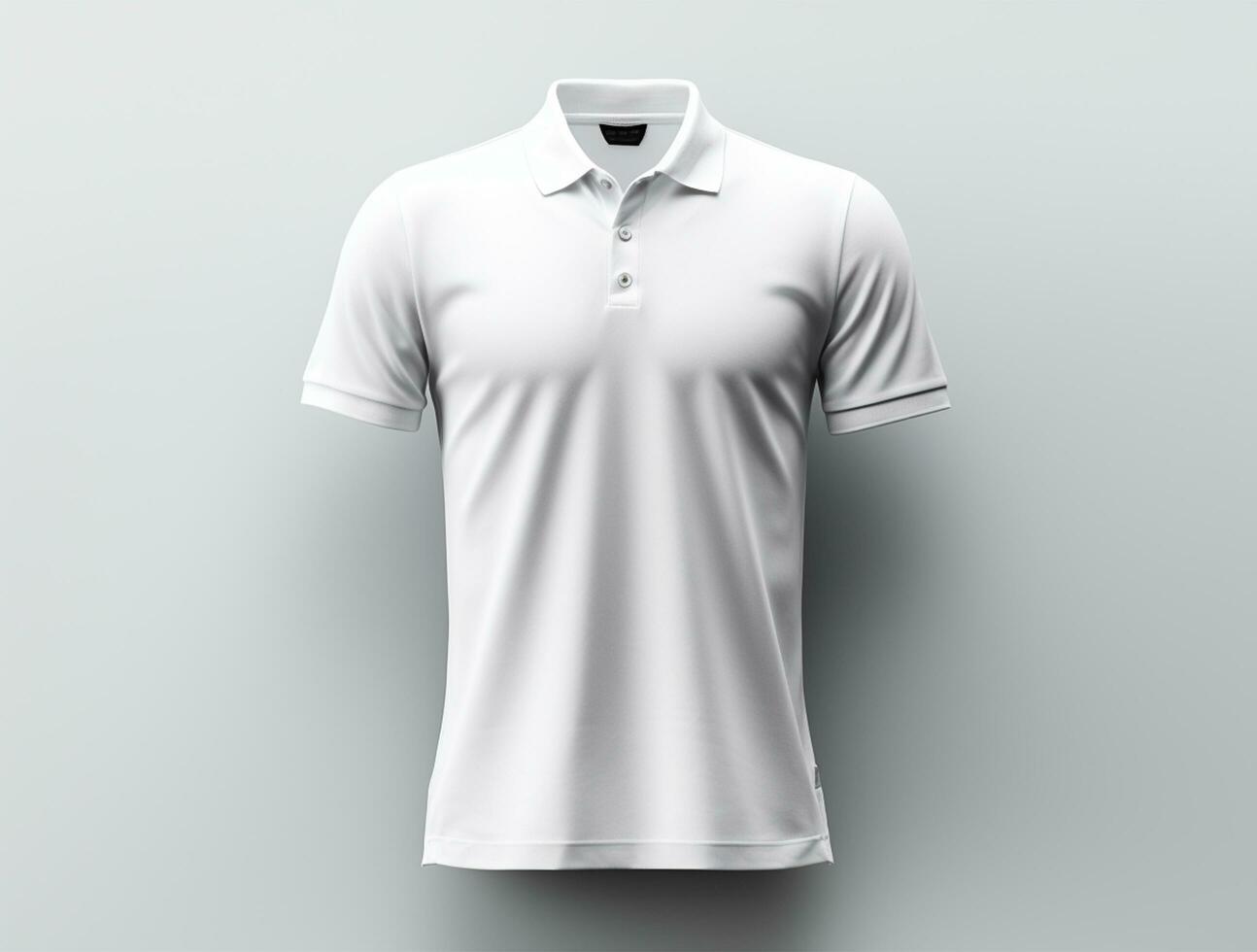 Professional blank polo tshirt ai generated photo