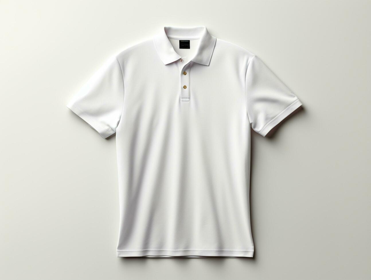 Professional blank polo tshirt ai generated photo