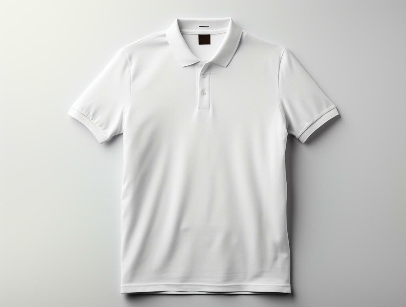 Professional blank polo tshirt ai generated photo