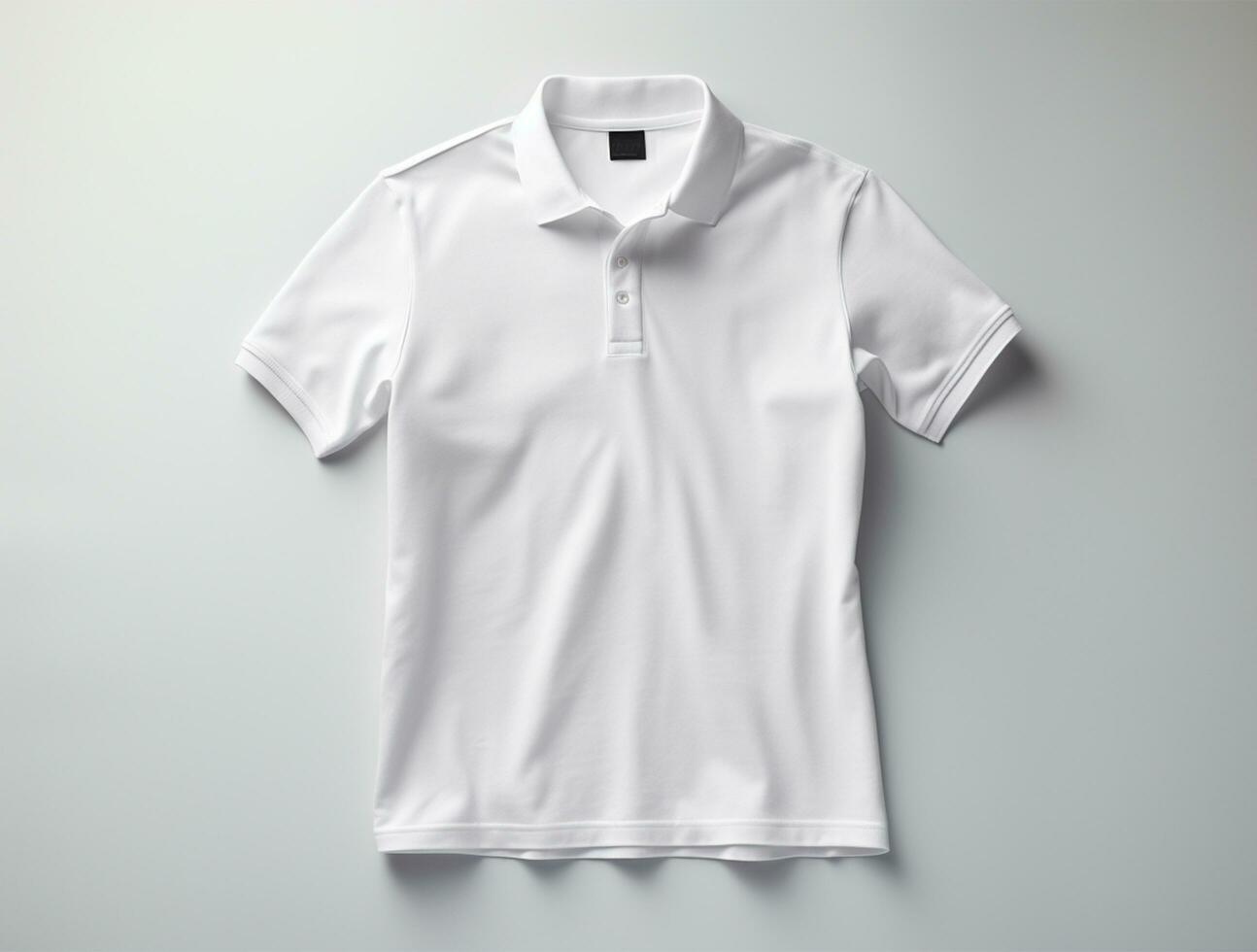 Professional blank polo tshirt ai generated photo