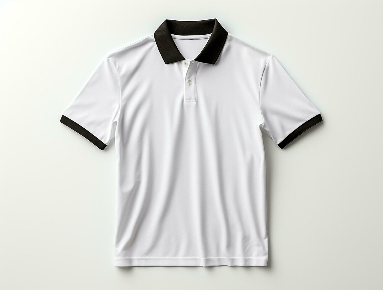 Professional blank polo tshirt ai generated photo