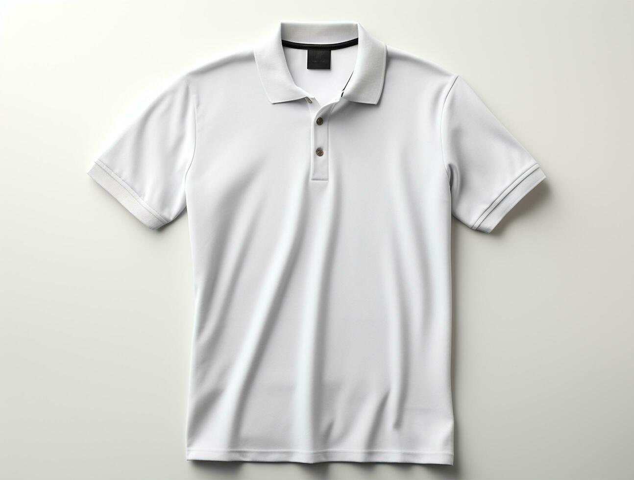 Professional blank polo tshirt ai generated photo