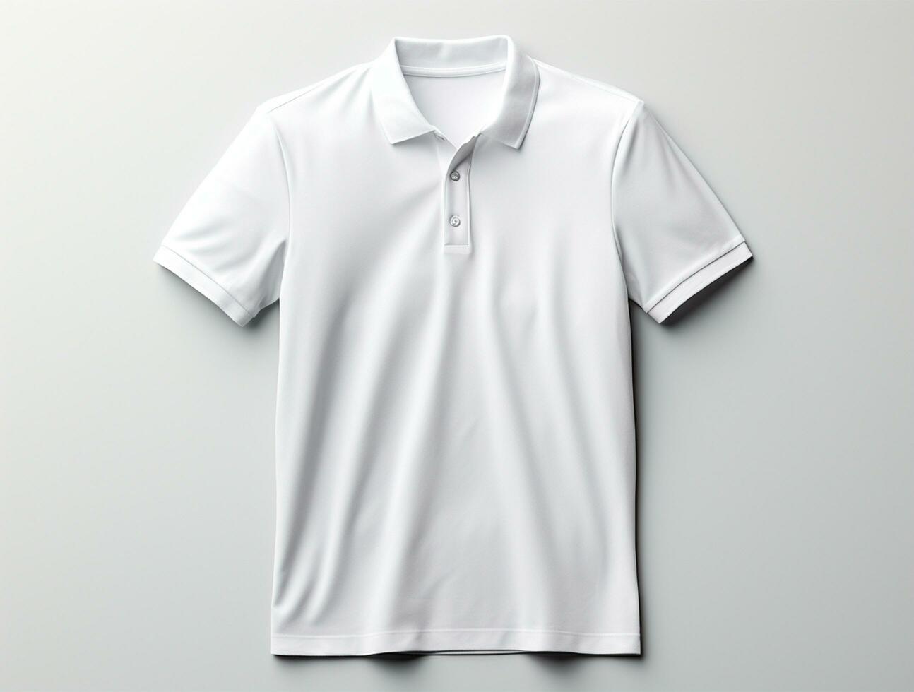 Professional blank polo tshirt ai generated photo