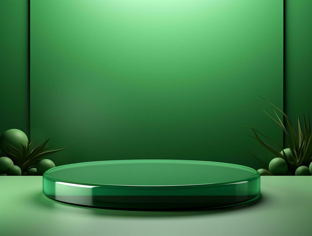 Luxury 3d podium background for product showcase ai generated photo