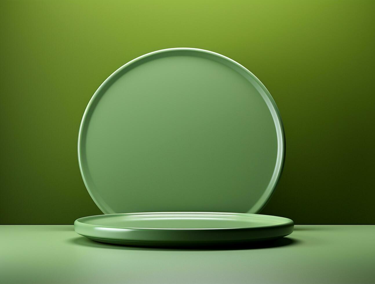 Luxury 3d podium background for product showcase ai generated photo