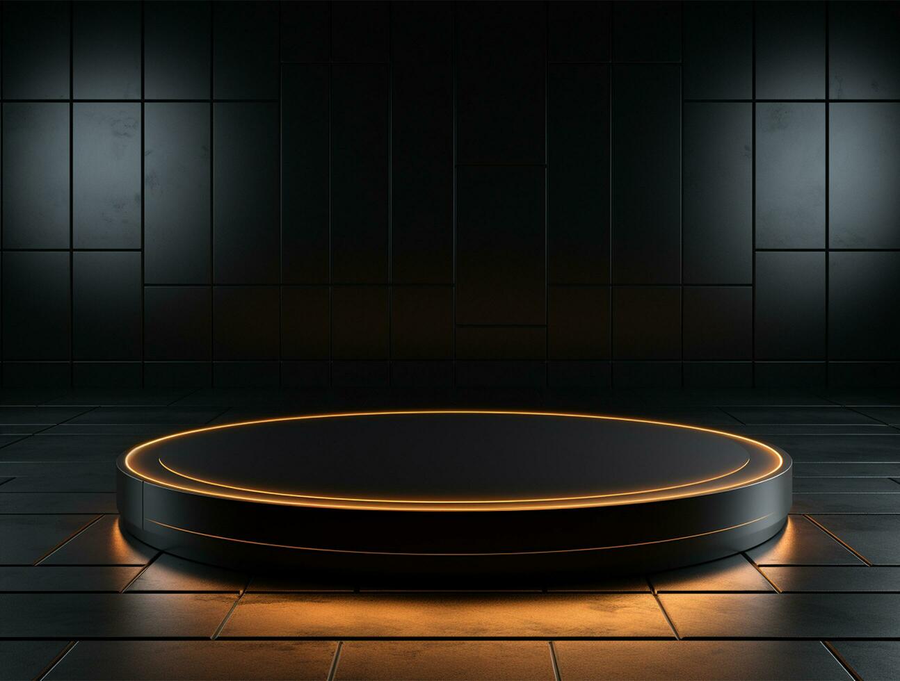 3d podium background for product showcase ai generated photo