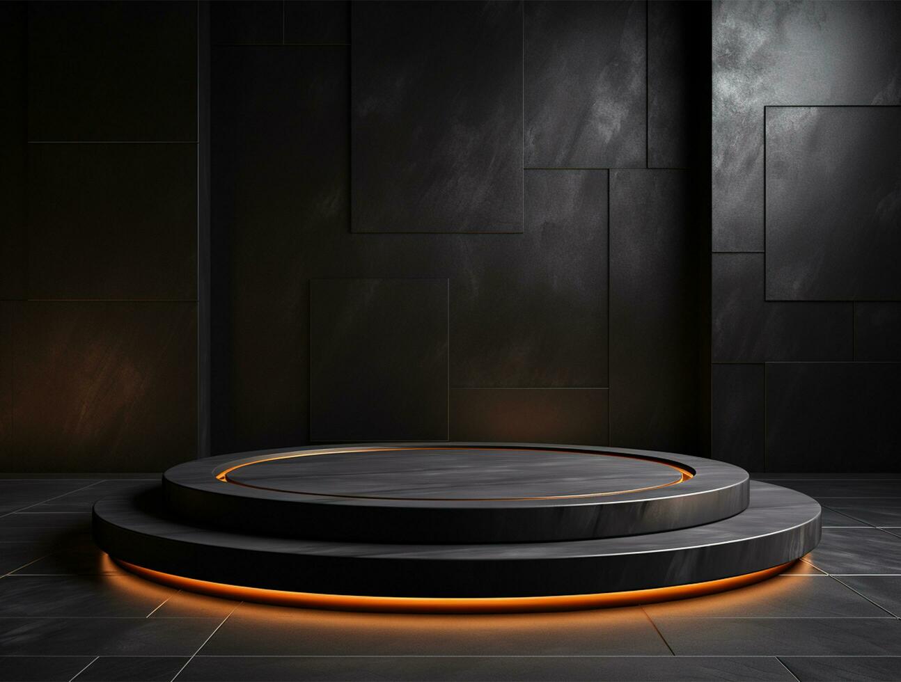 3d podium background for product showcase ai generated photo