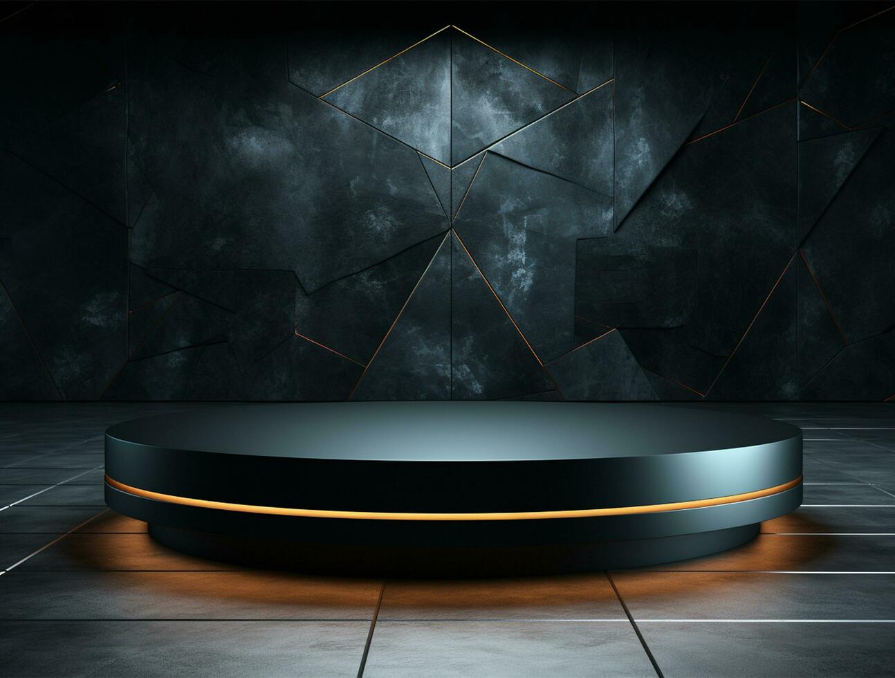 3d podium background for product showcase ai generated photo