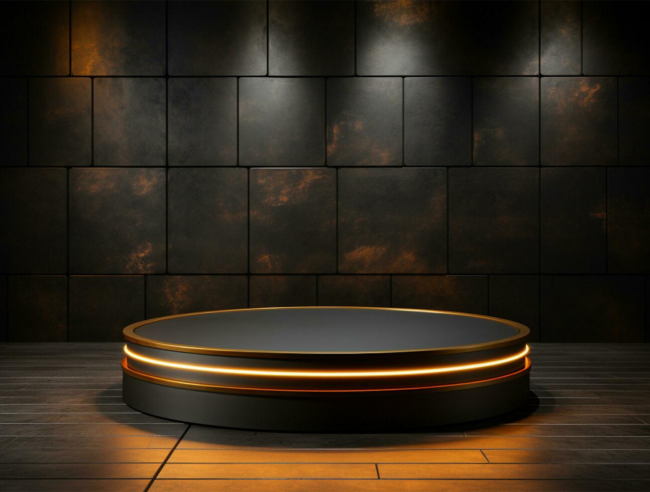 3d podium background for product showcase ai generated photo