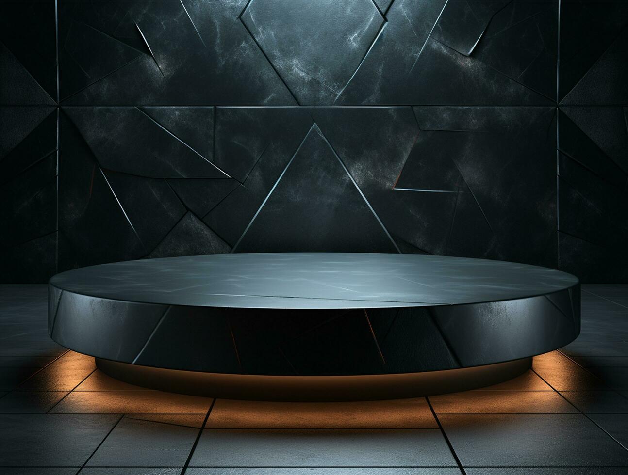 3d podium background for product showcase ai generated photo