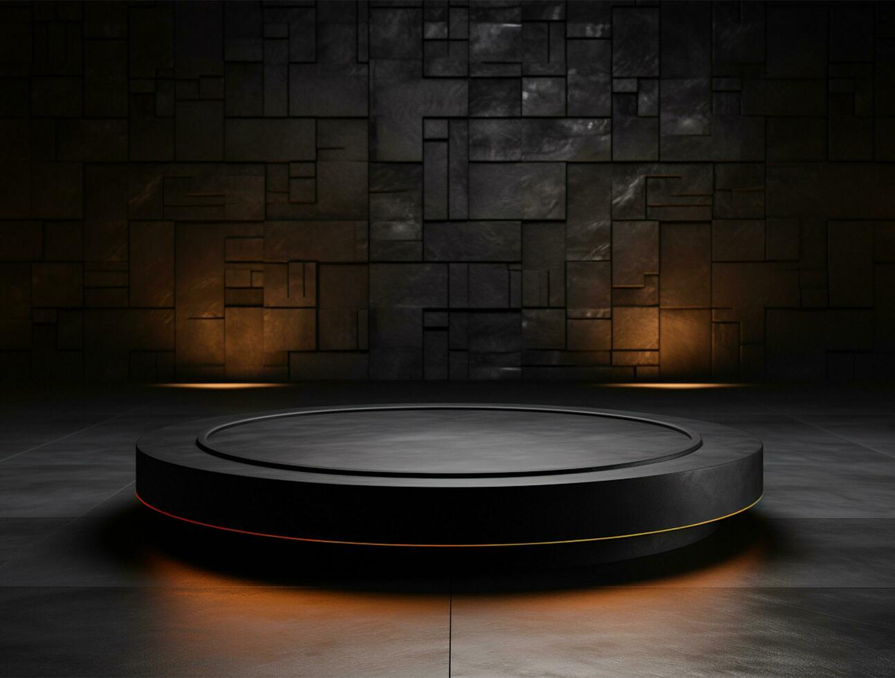 3d podium background for product showcase ai generated photo