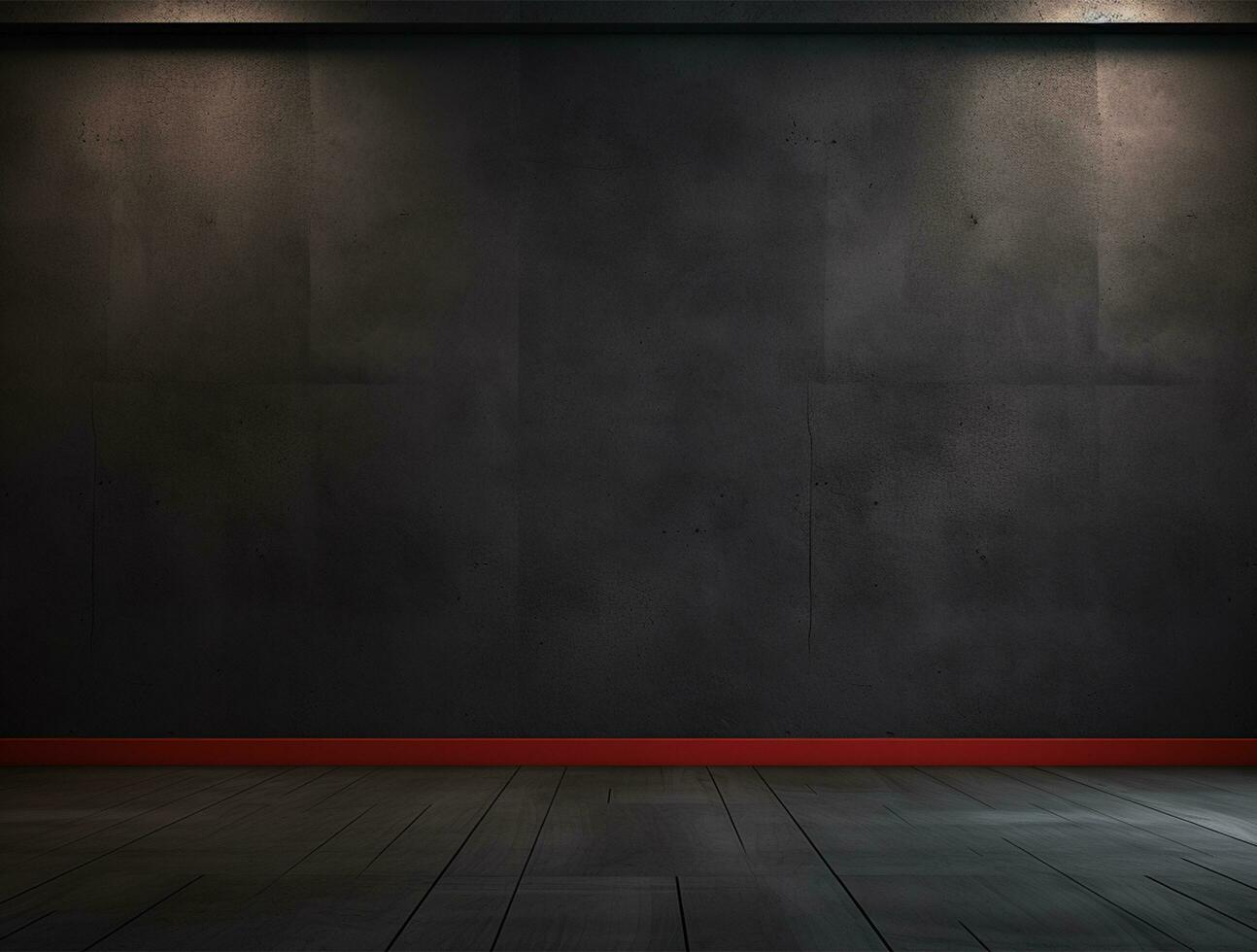 Empty modern interior wall background front view Ai generated photo