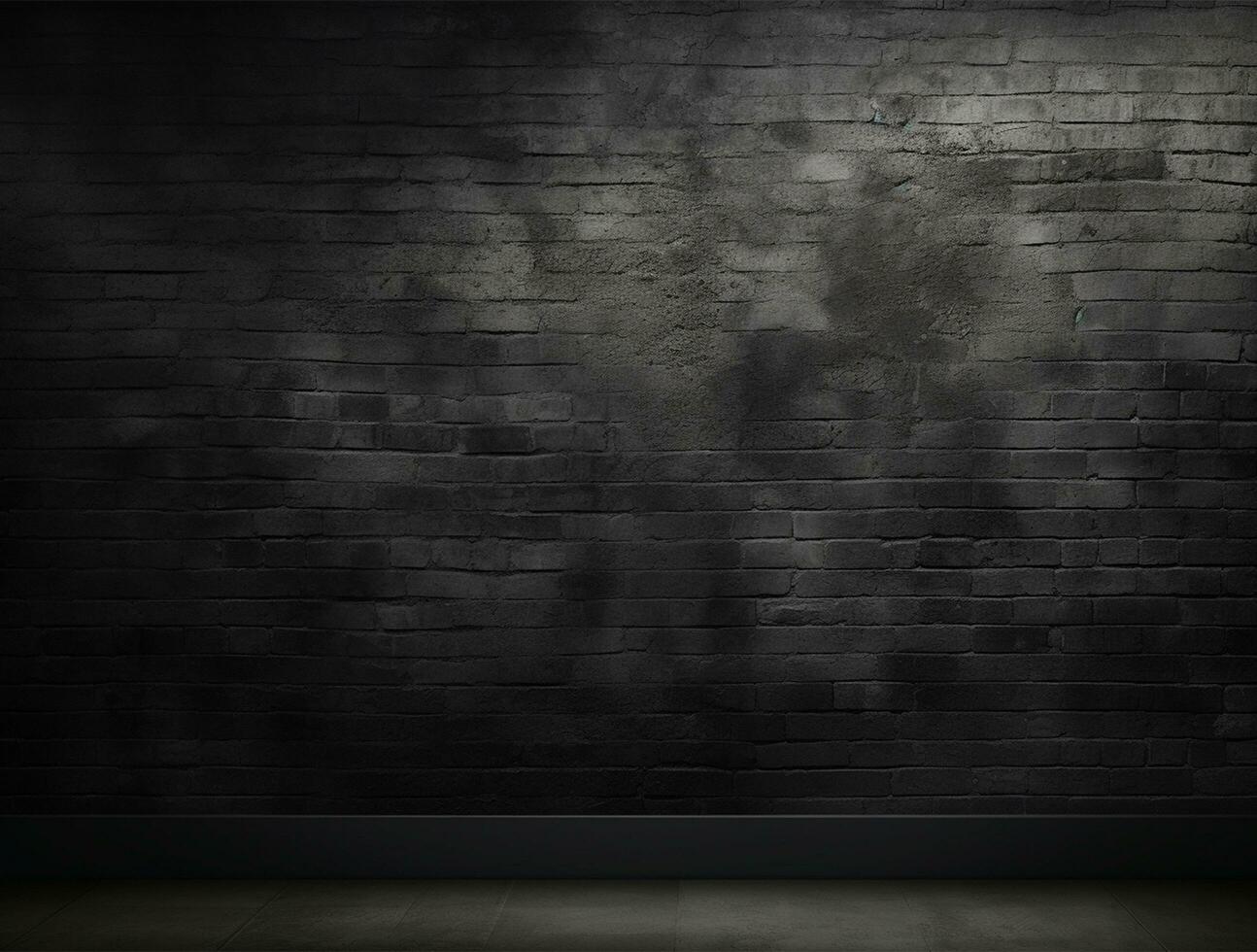 Empty modern interior wall background front view Ai generated photo