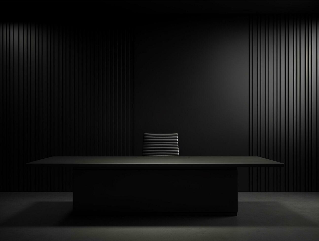 Empty modern interior wall background front view Ai generated photo