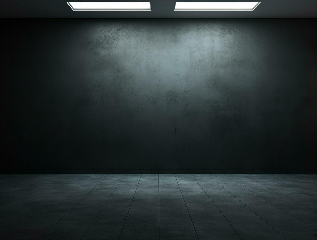 Empty modern interior wall background front view Ai generated photo