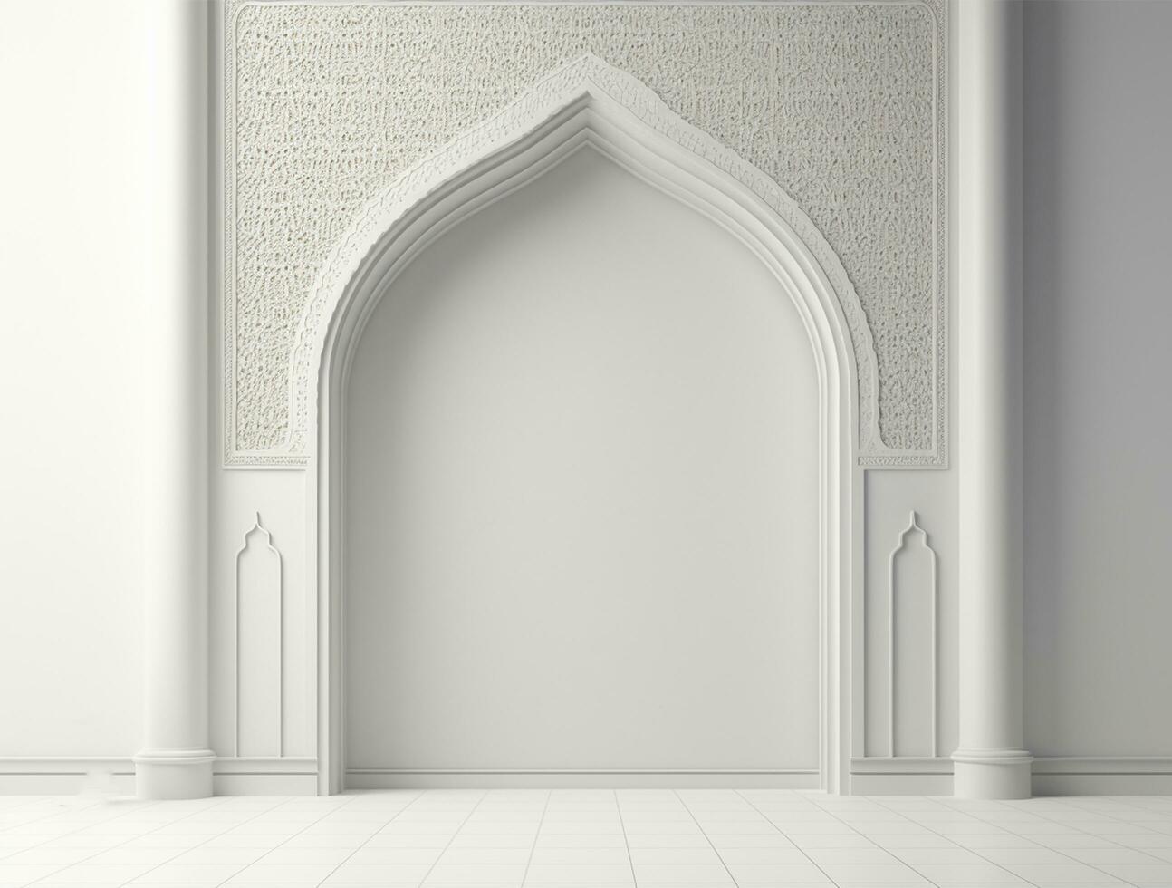 Eid mubarak traditional islamic festival religious background ai generated photo
