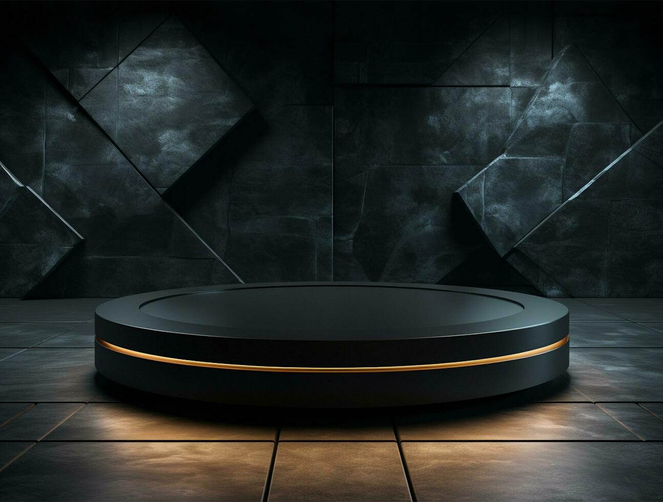 Luxury 3d podium background for product showcase ai generated photo