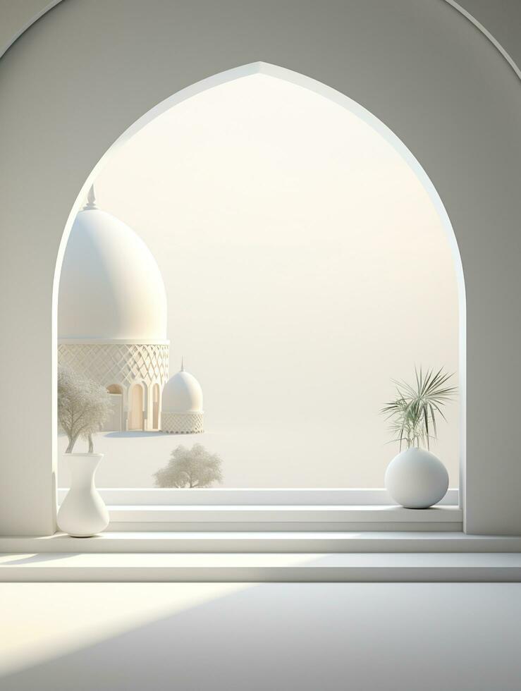 Ramadan kareem traditional islamic festival religious social media post design ai generated photo