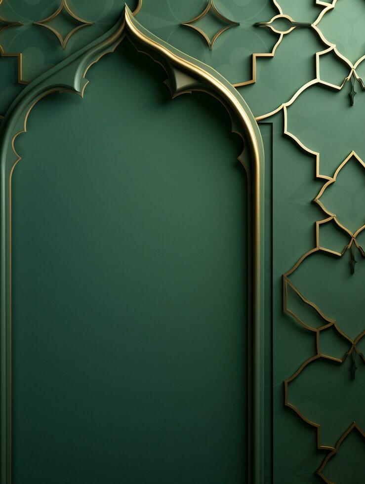 Ramadan kareem traditional islamic festival religious social media post design ai generated photo