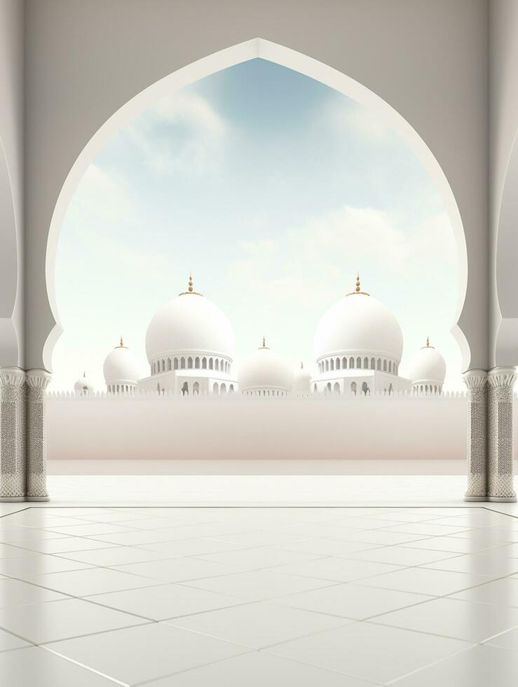 Ramadan kareem traditional islamic festival religious social media post design Ai generated photo