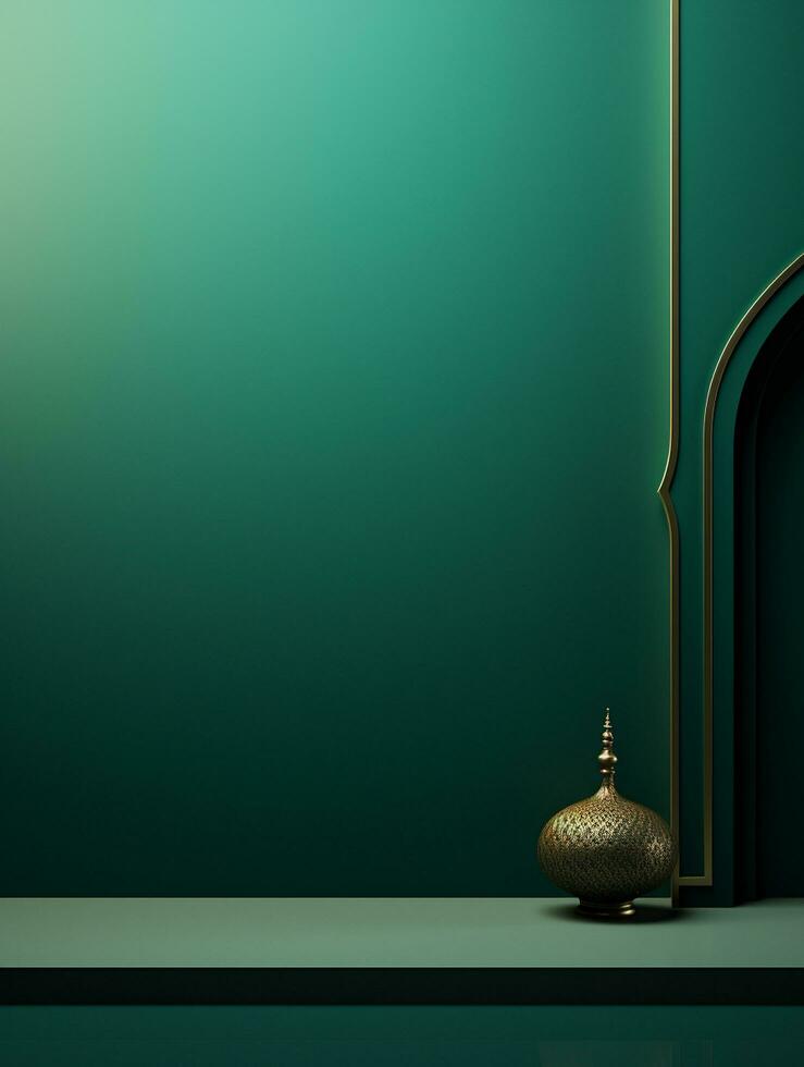Ramadan kareem traditional islamic festival religious social media post design Ai generated photo