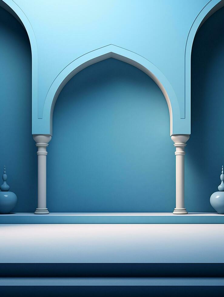Ramadan kareem traditional islamic festival religious social media post design Ai generated photo