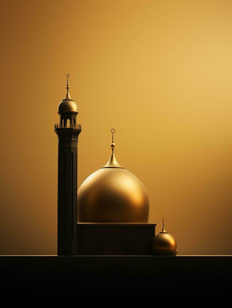 Ramadan kareem traditional islamic festival religious social media post design ai generated photo