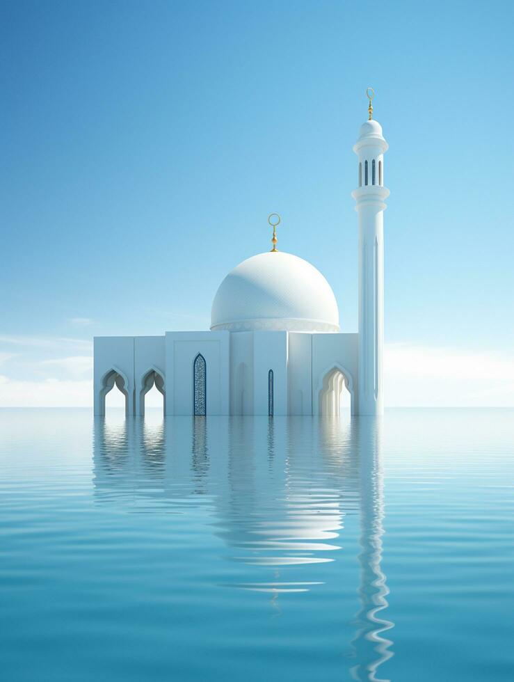 Ramadan kareem traditional islamic festival religious social media post design ai generated photo