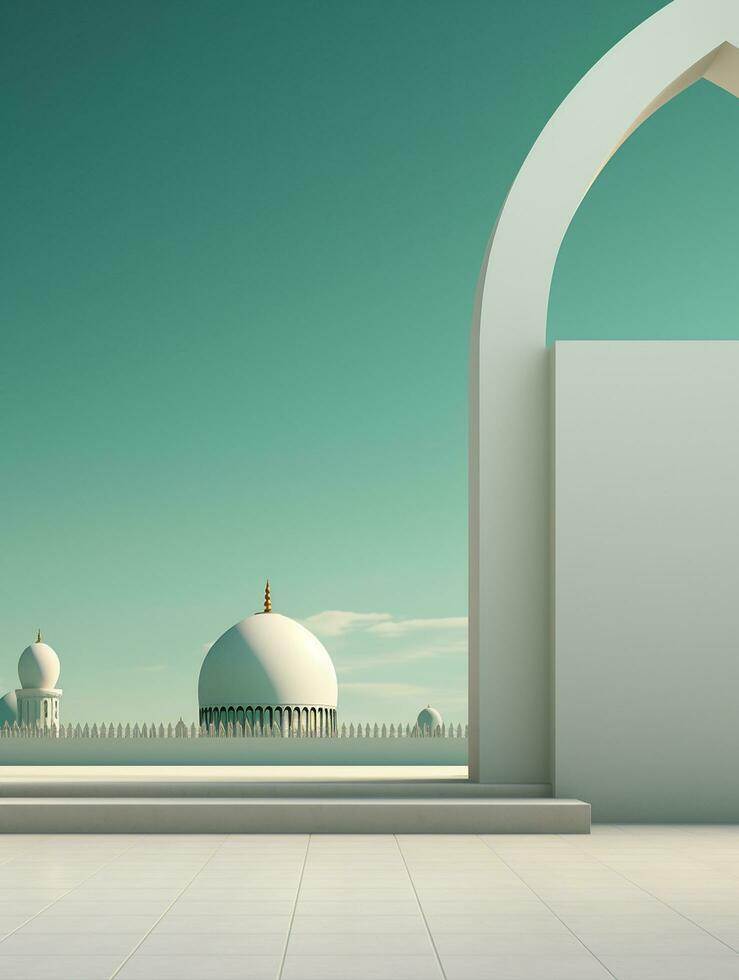 Ramadan kareem traditional islamic festival religious social media post design ai generated photo