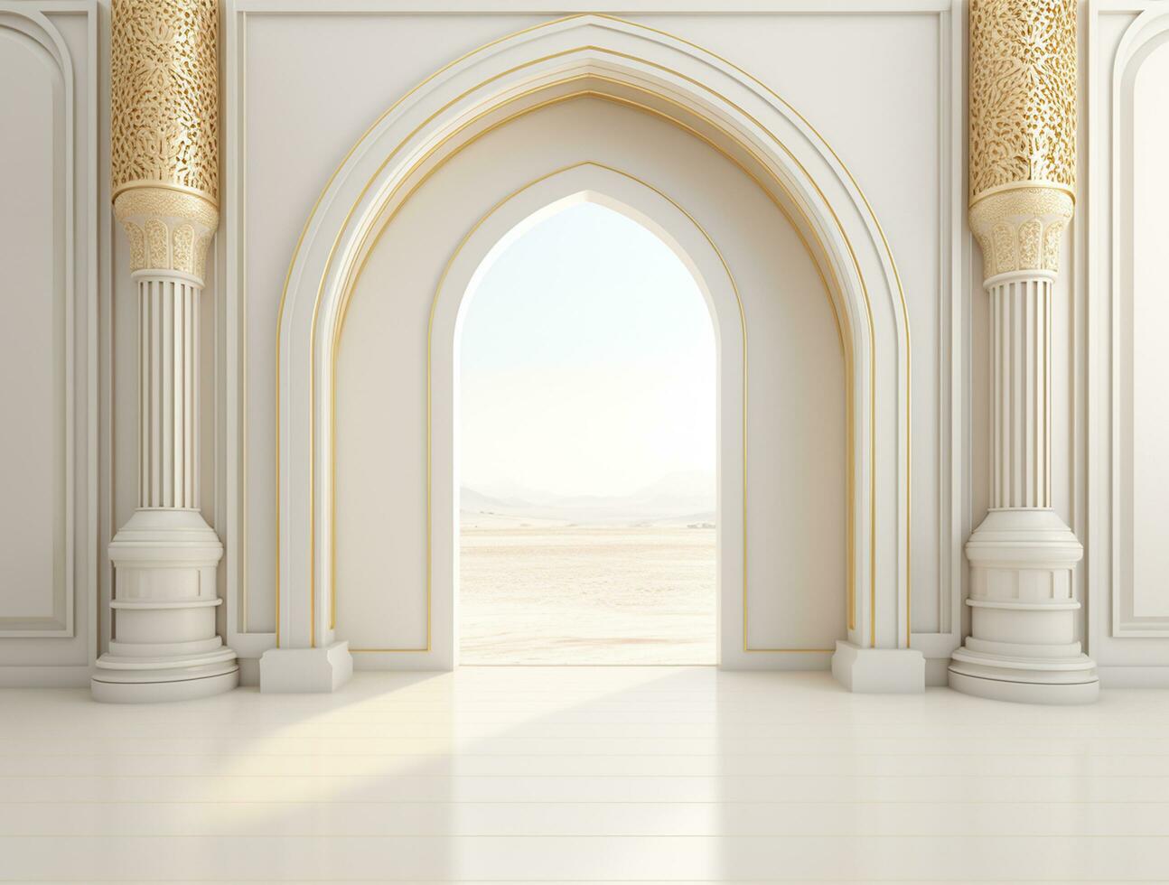Ramadan kareem traditional islamic festival religious social media post design ai generated photo