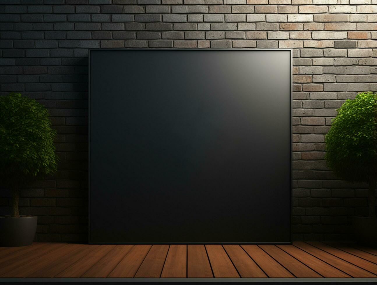 Empty modern texture wall background front view Ai generated photo