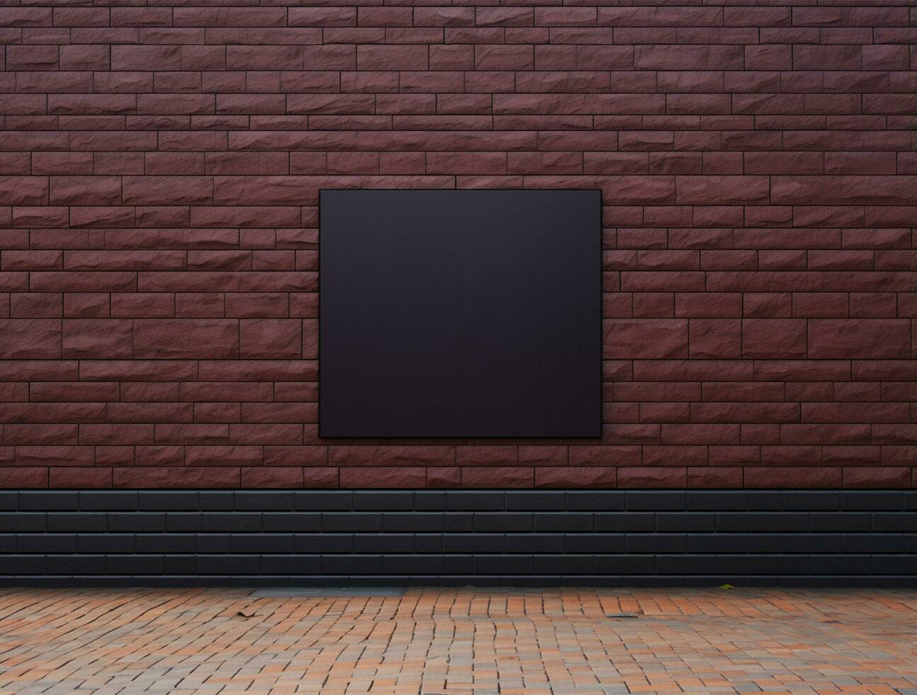 Empty modern texture wall background front view Ai generated photo