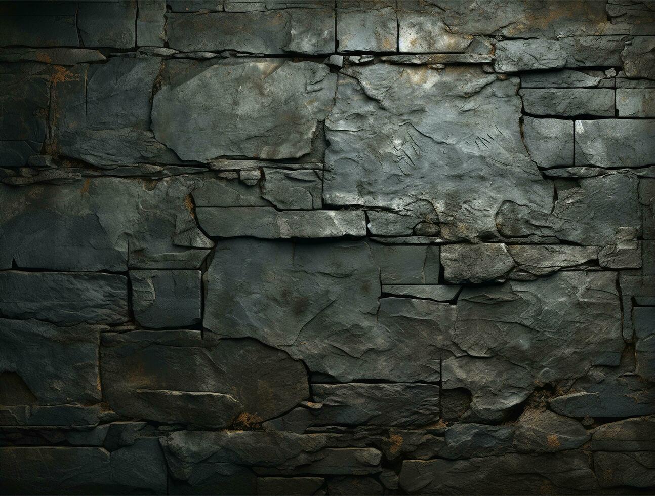 Empty modern texture wall background front view Ai generated photo