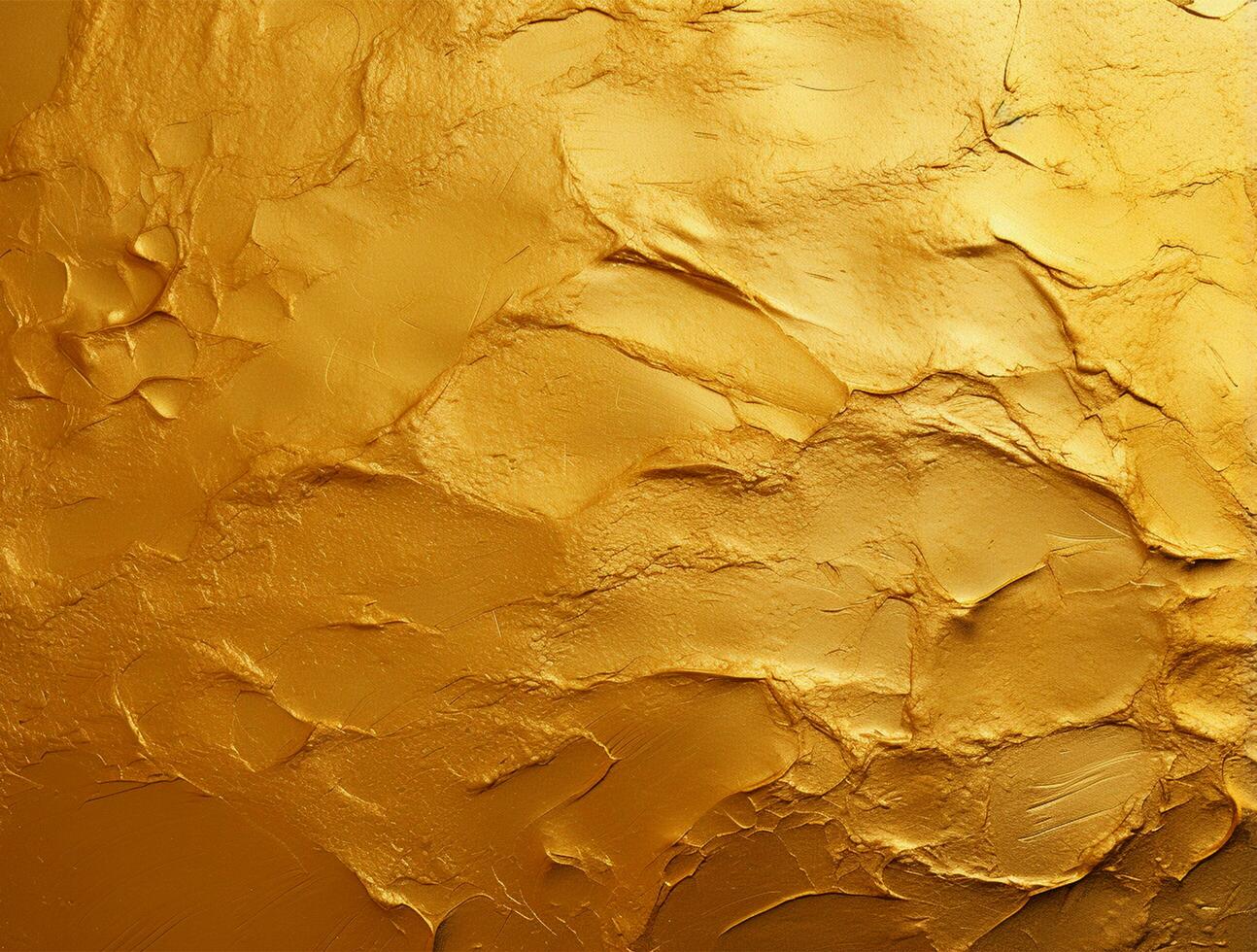 Golden texture wall background front view Ai generated photo