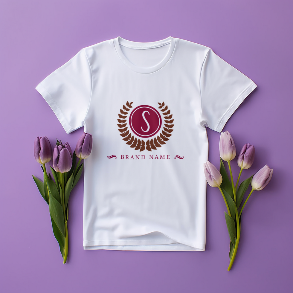 Editable tshirt mockup PSD template Ai generated